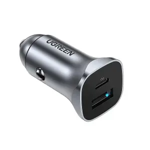 Ugreen A+c Dual-port Car Charger Pd30w+scp22.5w