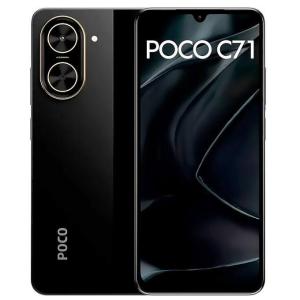 POCO C71 6.88" 3GB RAM 64GB ROM Android 15 Black Smartphone