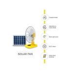 Sun King 16-Inch Rechargeable Solar Fan with 20W Panel, Up to 18 Hours Battery Life, 2 Years Warranty
