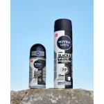 NIVEA MEN Black & White Invisible Original Anti-Perspirant Roll-On, 72h Protection, 50ml - Pack of 3
